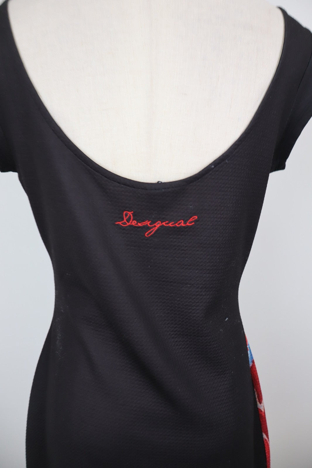 DESIGUAL VESTITO DONNA TG. M WOMAN CASUAL VINTAGE DRESS ABITO FLOREALE