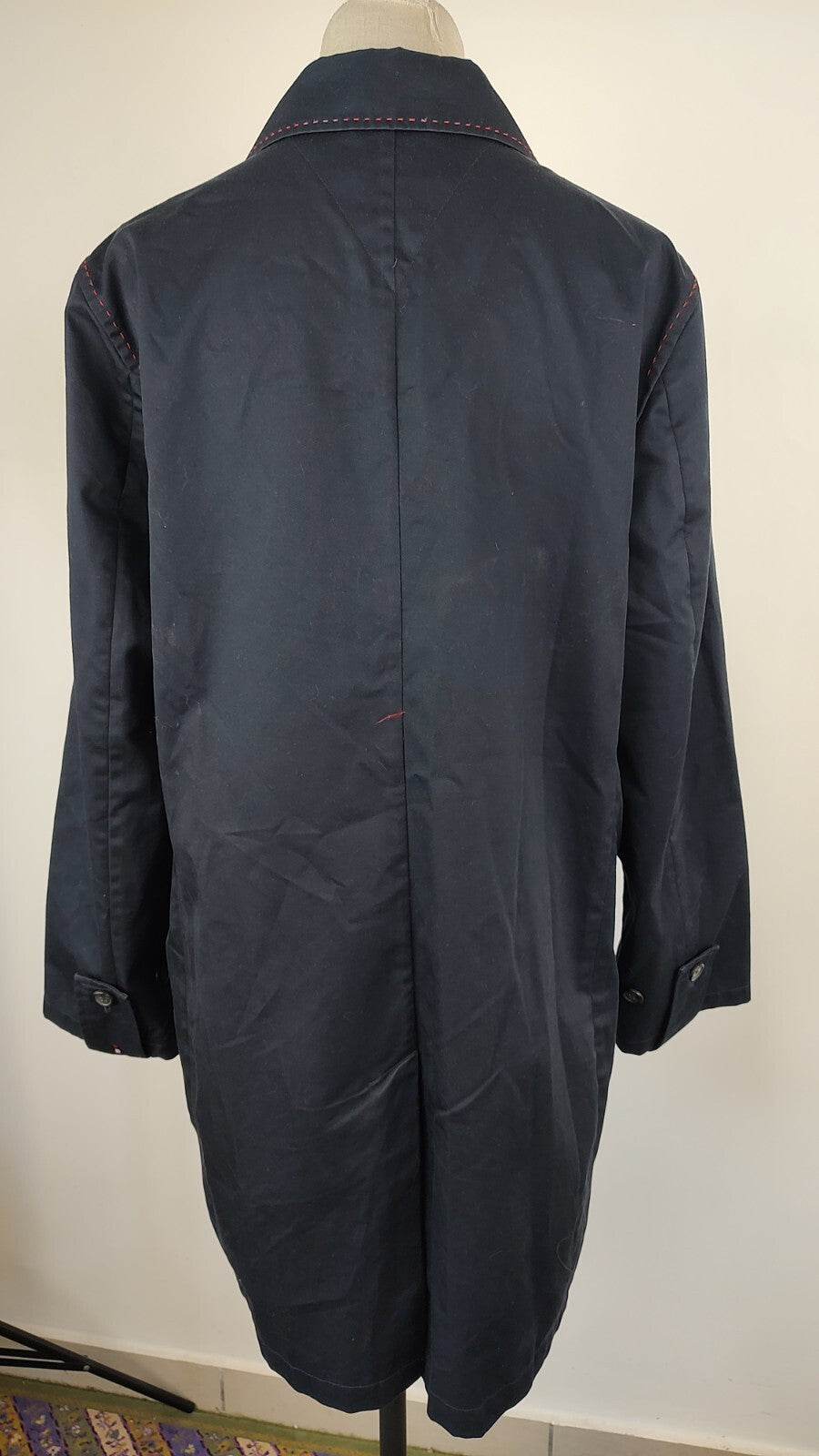 TOMMY HILFIGER CAPPOTTO TRENCH DONNA Tg L WOMEN VINTAGE CASUAL JACKET