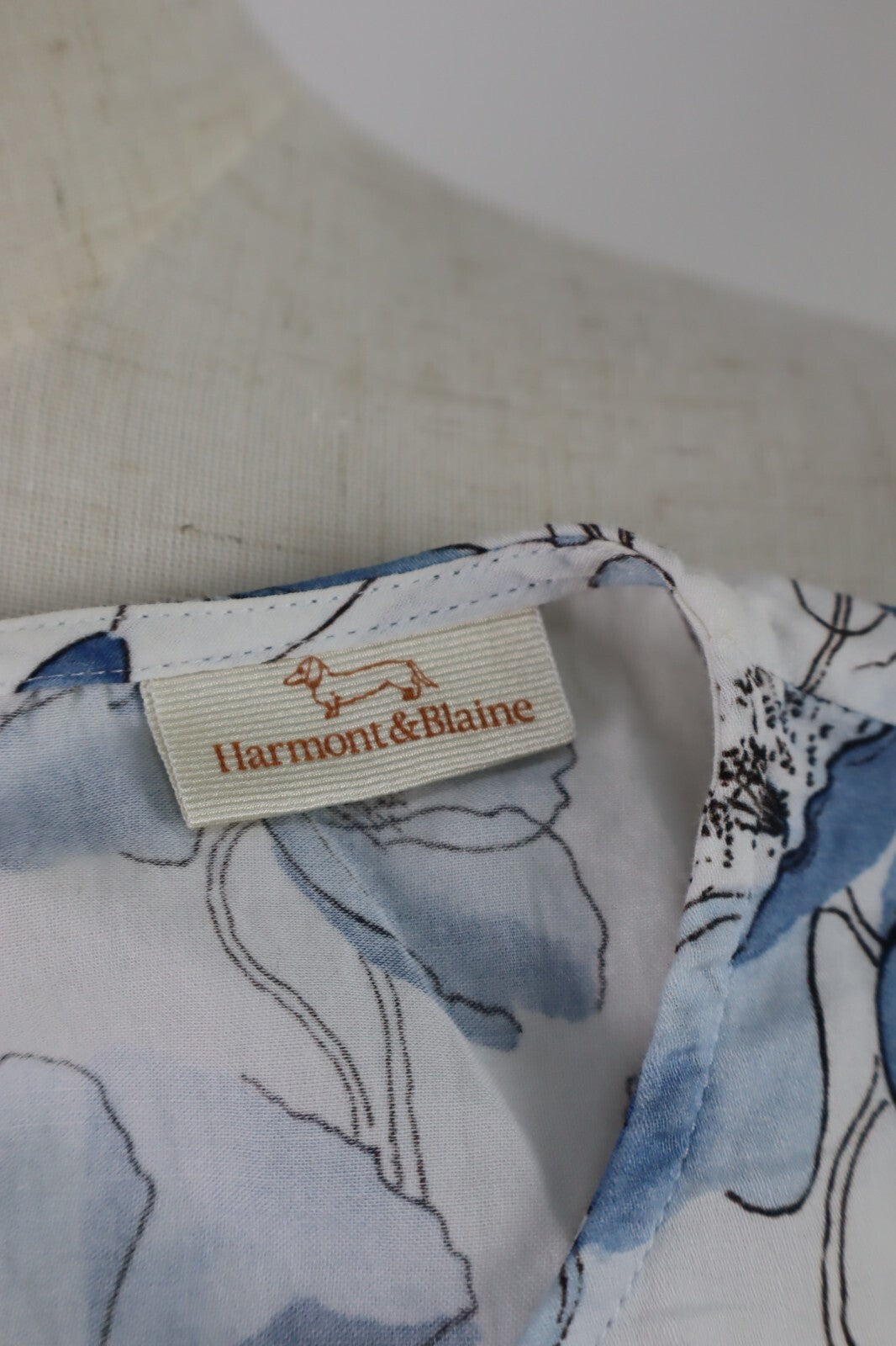 HARMONT & BLAINE MAGLIA SMANICATA DONNA M WOMAN T-SHIRT CASUAL VINTAGE COTONE