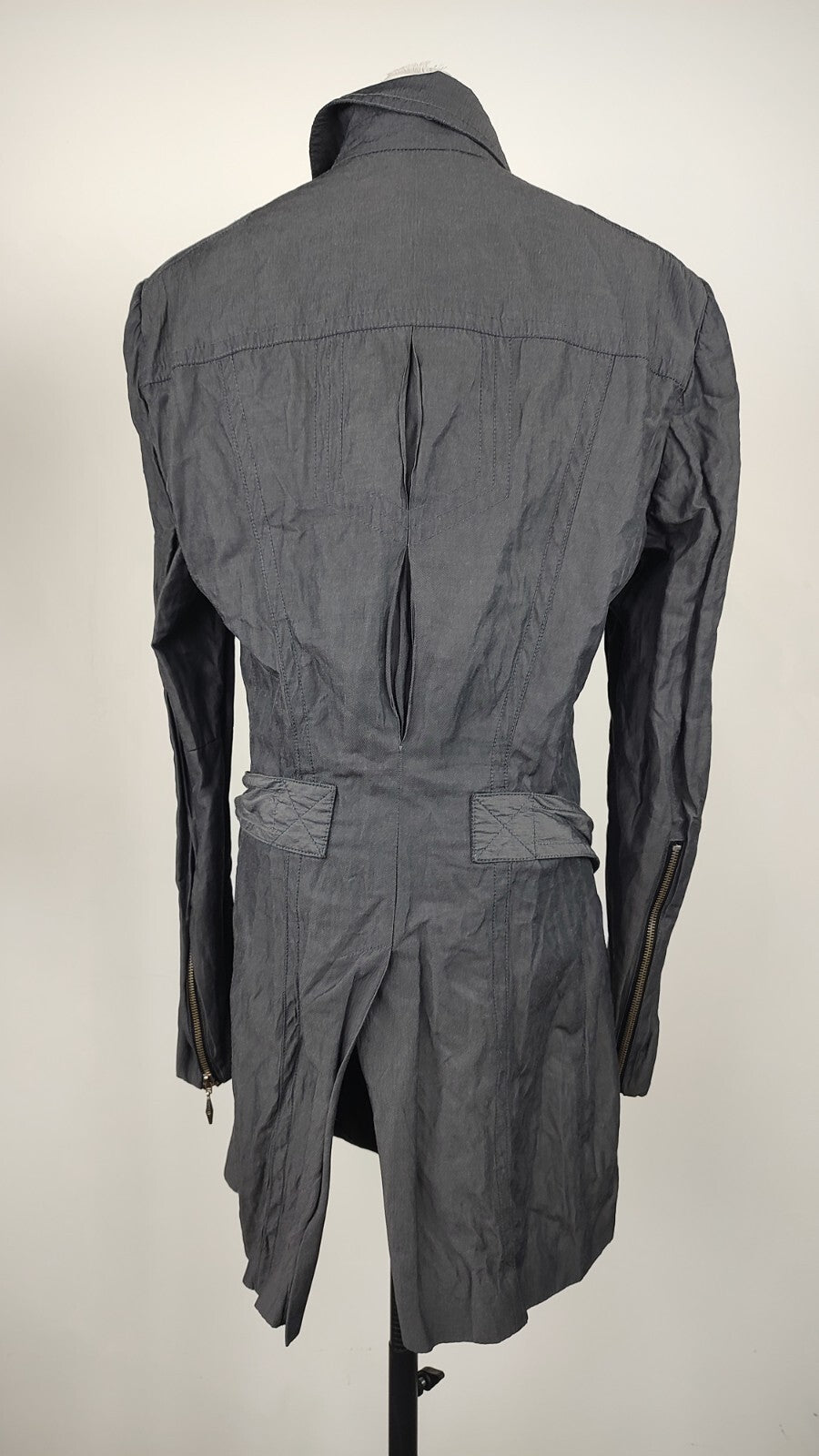 BYBLOS CAPPOTTO TRENCH DONNA Tg L WOMAN LINO COAT VINTAGE CASUAL