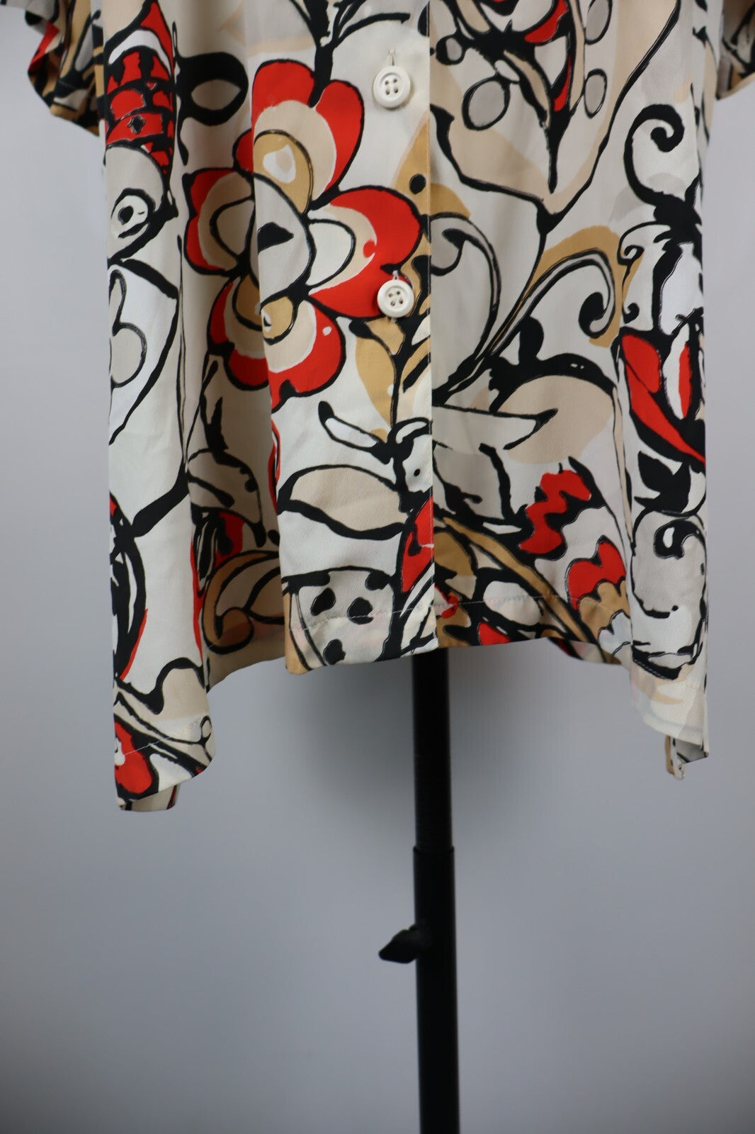 MARELLA CAMICIA  DONNA TG. 42 WOMAN SHIRT CASUAL VINTAGE SETA ACETATO SILK