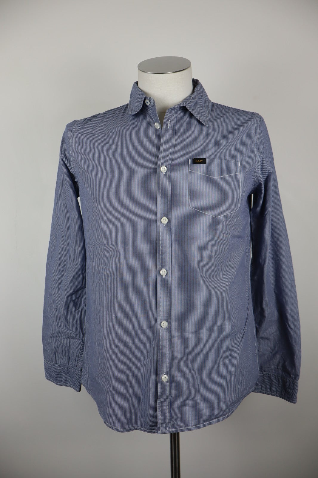 LEE CAMICIA COTONE RAGAZZO 16 ANNI BOY CASUAL VINTAGE SHIRT COTTON MANICA LUNGA
