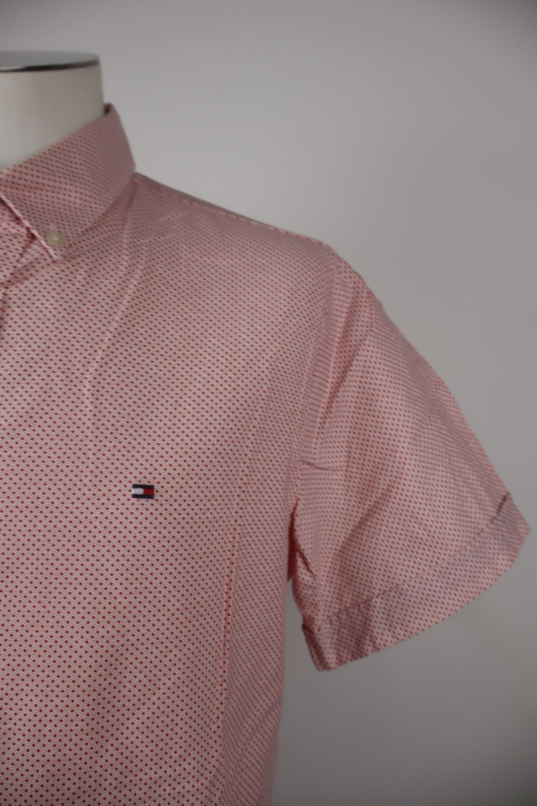 TOMMY HILFIGER CAMICIA UOMO COTONE TG. L SLIM MAN CASUAL VINTAGE SHIRT COTTON