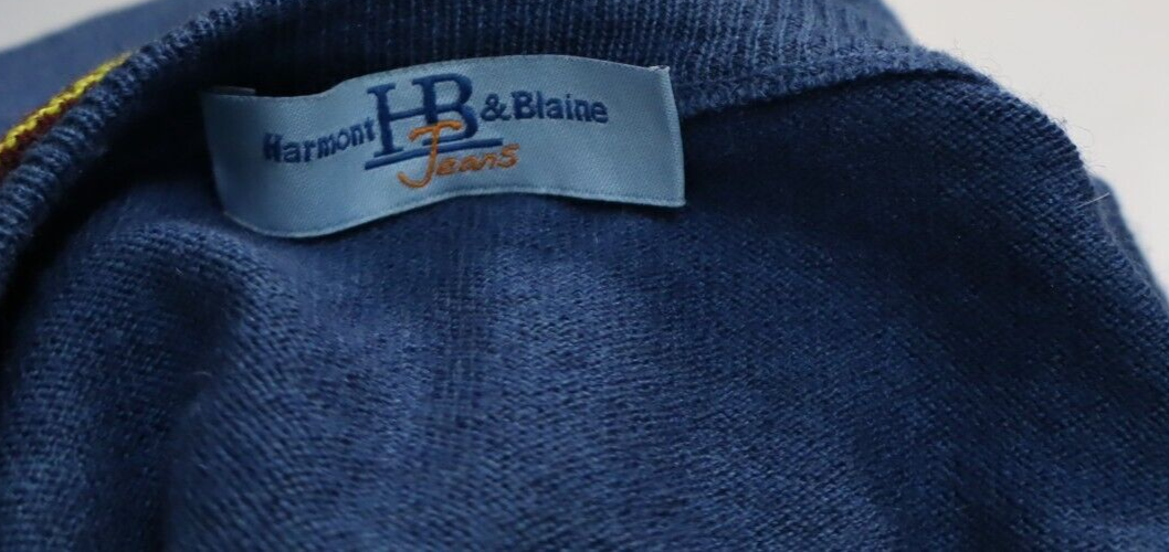 HARMONT & BLAINE MAGLIONE LANA WOOL VINTAGE UOMO XL MAN SWEATER CASUAL VINTAGE