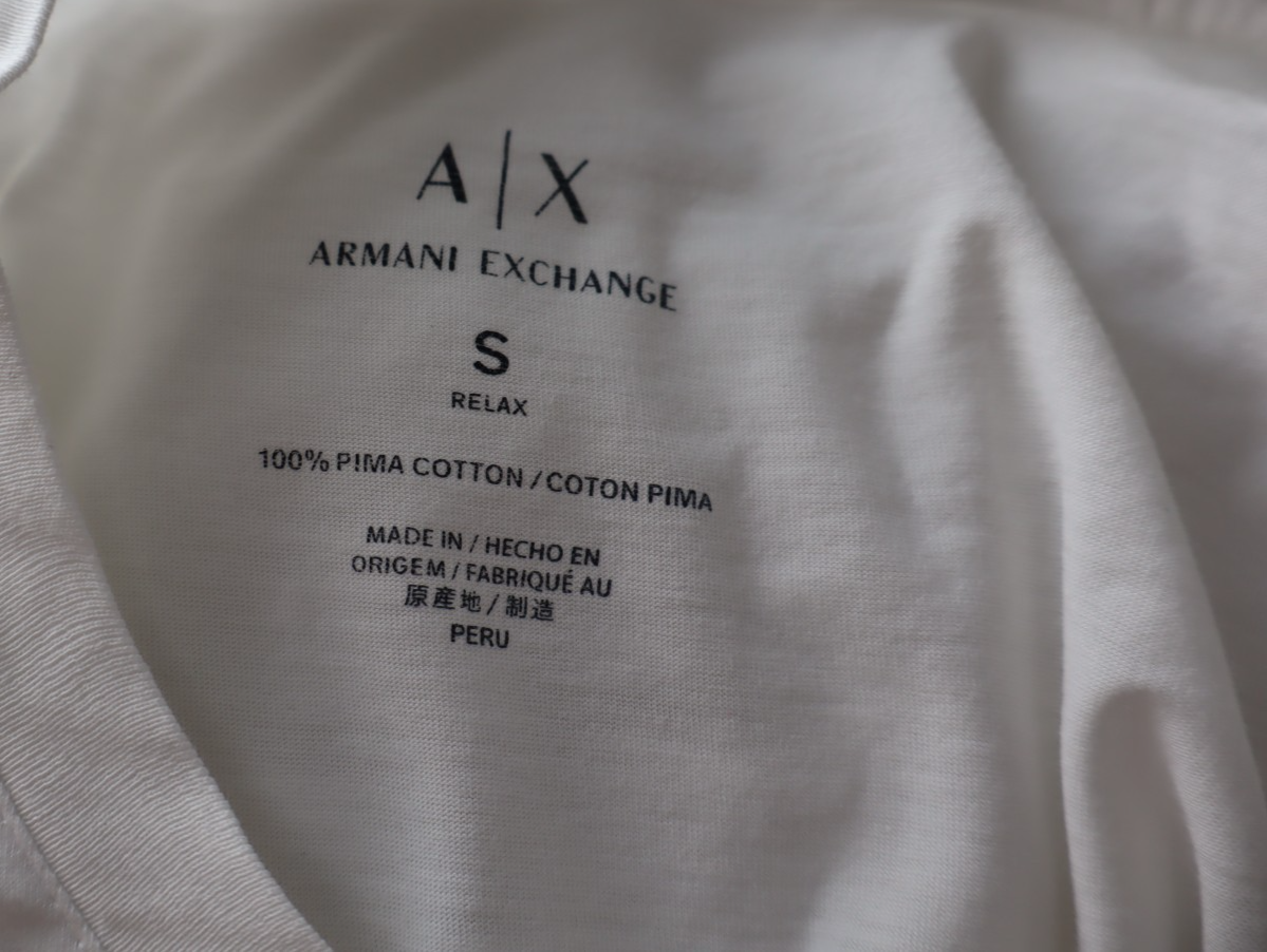AX ARMANI EXCHANGE MAGLIA UOMO COTONE TG S MAN COTTON T-SHIRT CASUAL VINTAGE