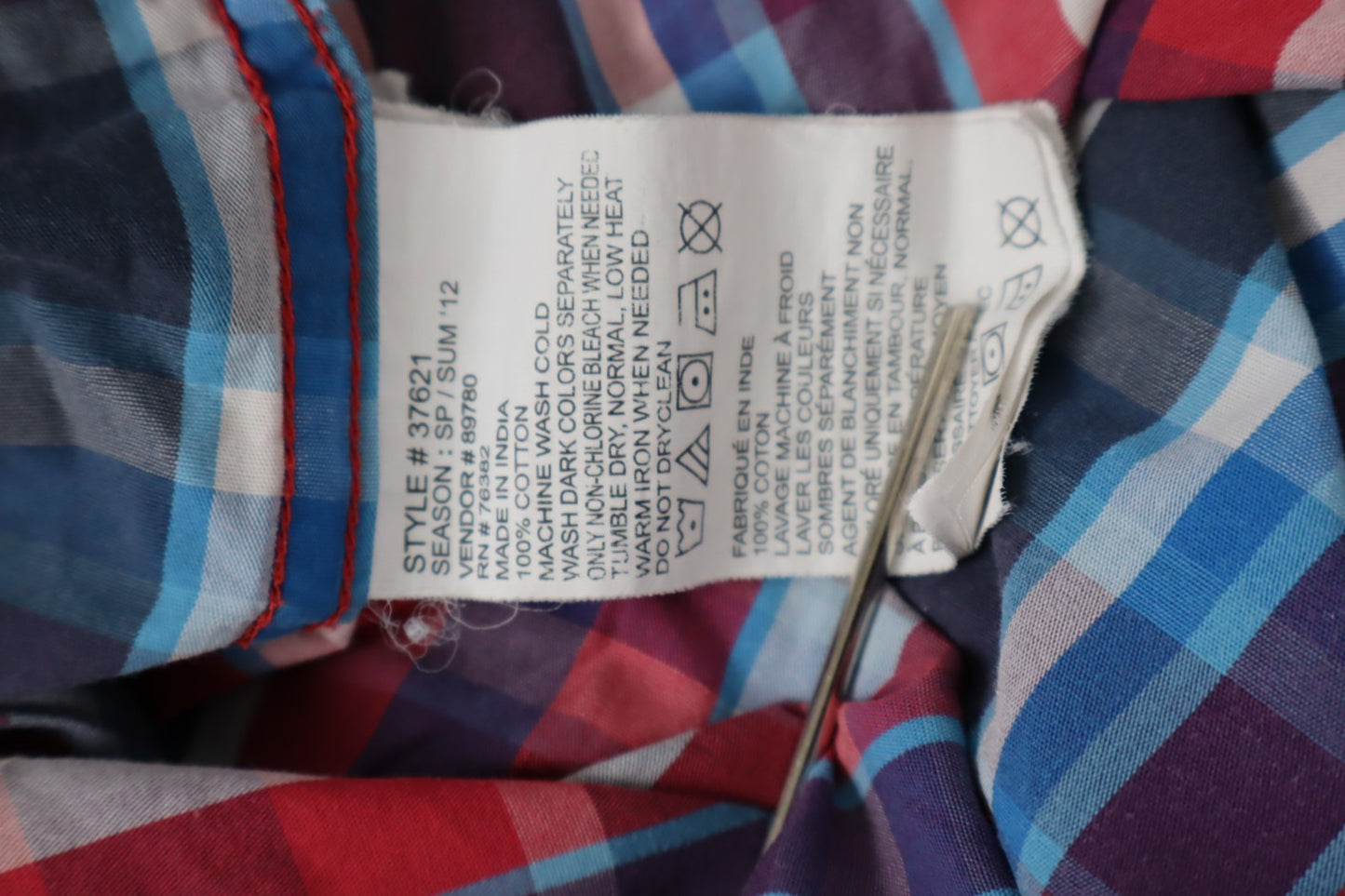 TIMBERLAND SLIM FIT CAMICIA COTONE UOMO TG. L MAN CASUAL VINTAGE SHIRT COTTON