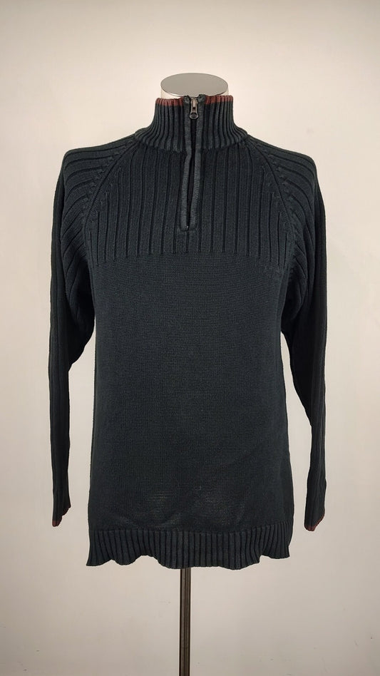 COLUMBIA MAGLIONE COTONE VINTAGE UOMO M MAN SWEATER CASUAL VINTAGE