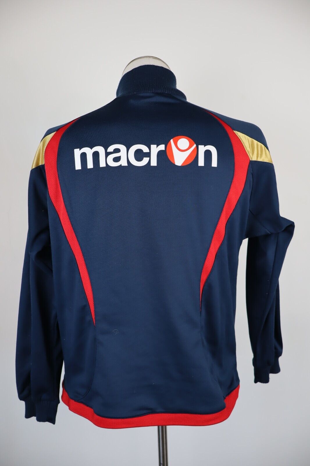 MACRON  BOLOGNA MAGLIA T-SHIRT CALCIO UOMO TG XS SOCCER SHIRT TRIKOT JERSEY