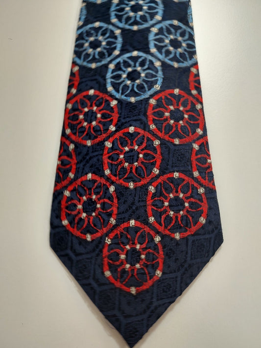 PIERRE CARDIN 100% SILK TIE SETA CRAVATTA NECKTIE MADE IN ITALY CLASSIC