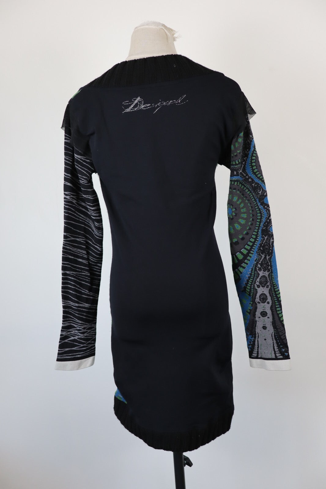 DESIGUAL VESTITO ABITO DONNA TG. S M WOMAN CASUAL VINTAGE DRESS