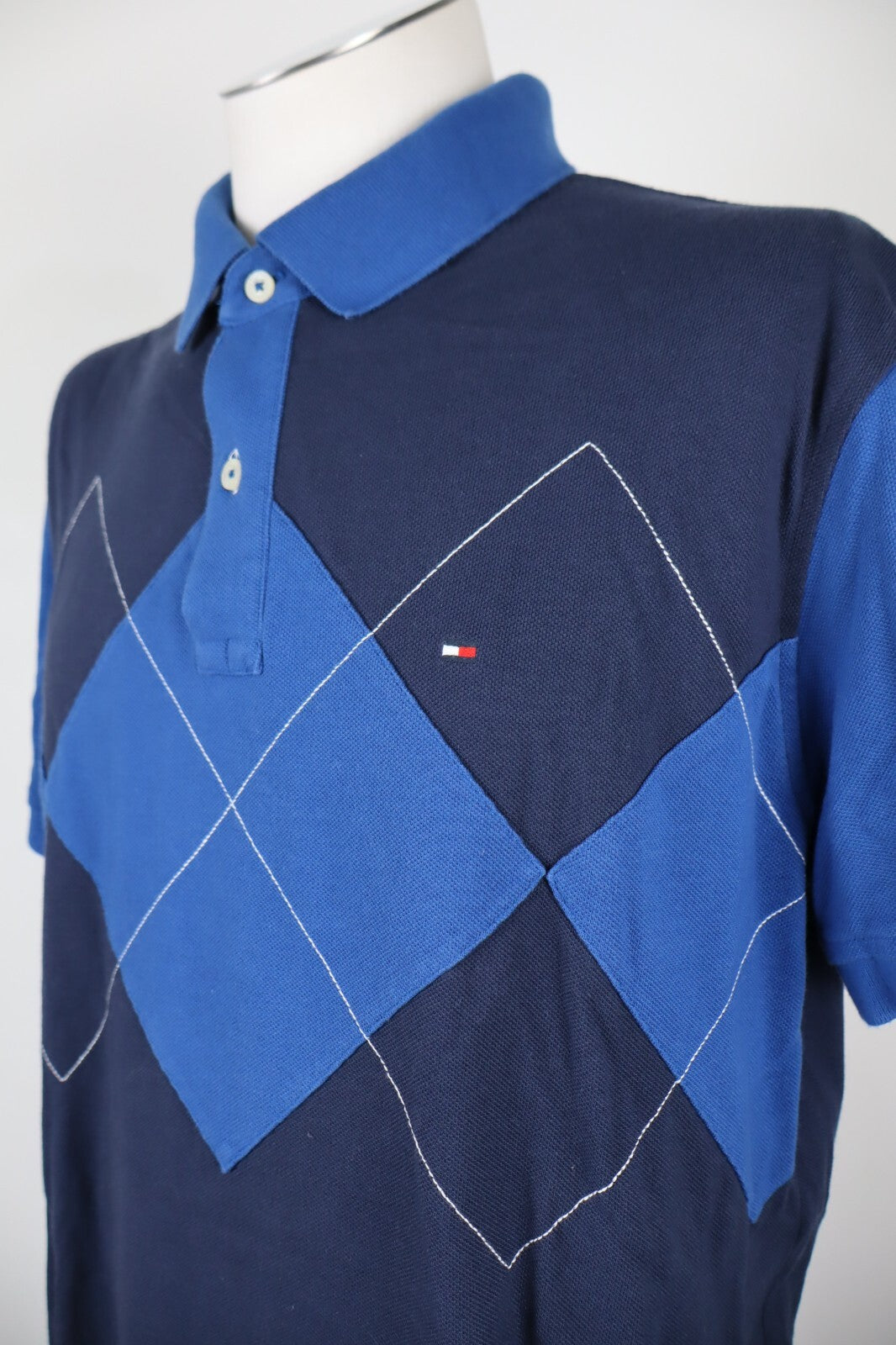 TOMMY HILFIGER POLO MAGLIA UOMO TG XL MAN SHIRT CASUAL VINTAGE COTONE