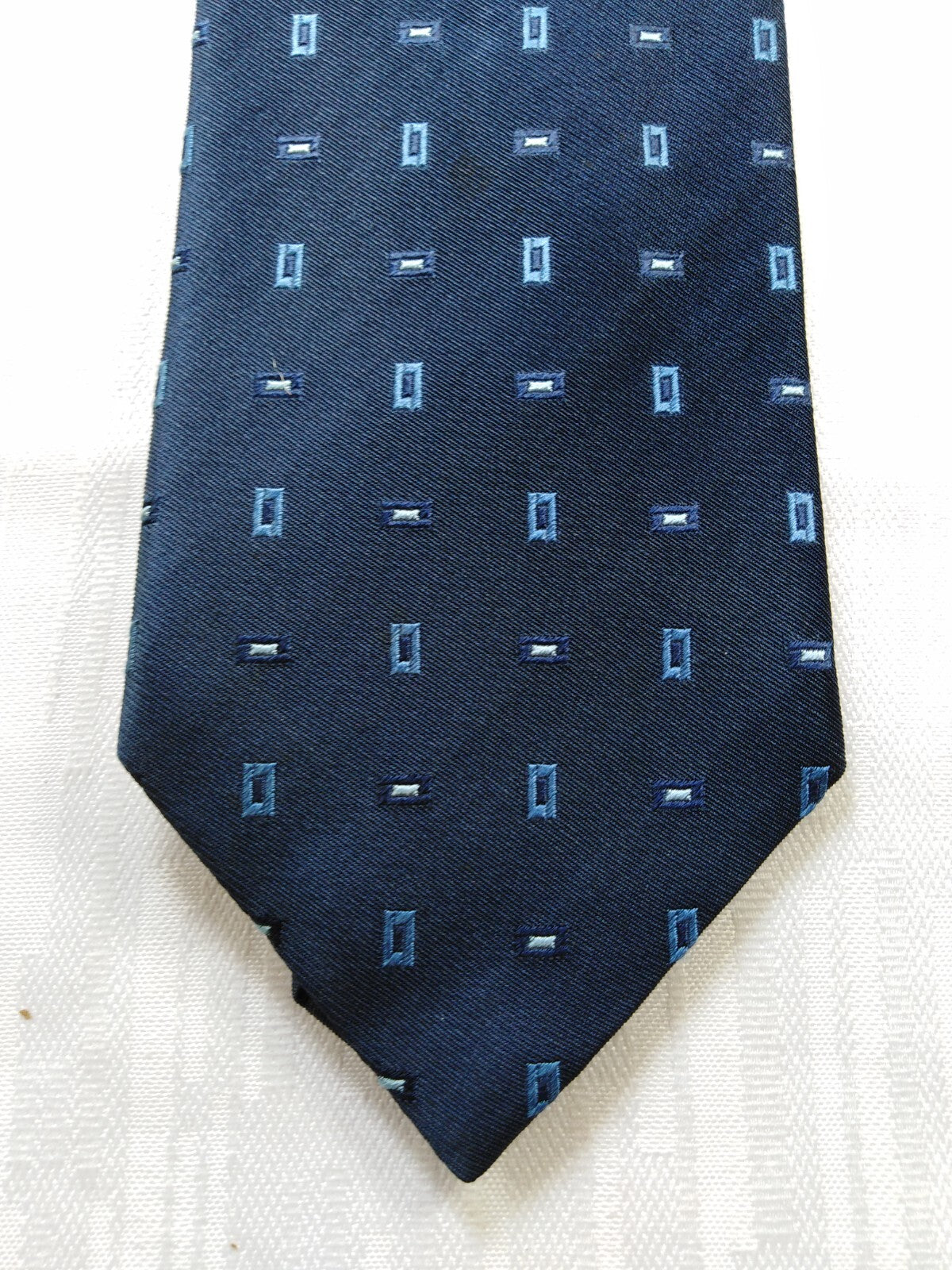 LES COPAINS 100% SETA SILK TIE CRAVATTA NECKTIE MADE ITALY VINTAGE CLASSIC