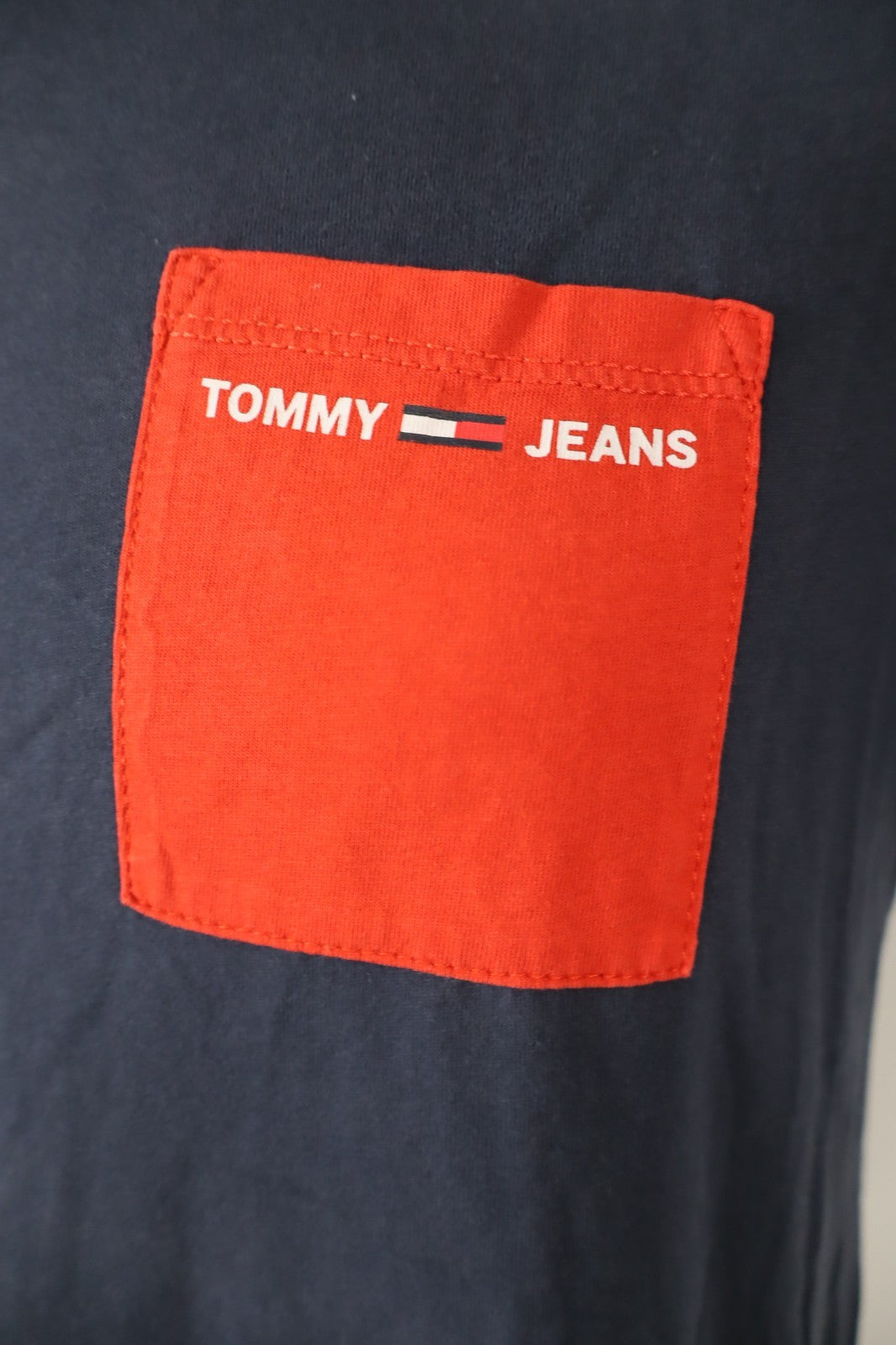 TOMMY HILFIGER JEANS MAGLIA COTONE UOMO TG S MAN T-SHIRT VINTAGE CASUAL COTTON