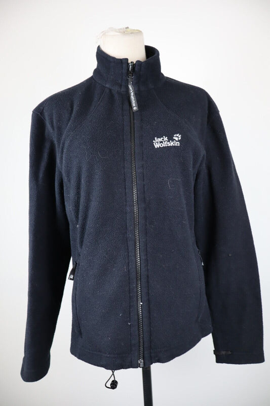 JACK WOLFSKIN FELPA CON ZIP DONNA Tg L WOMAN CASUAL VINTAGE SPORT SWEATSHIRT