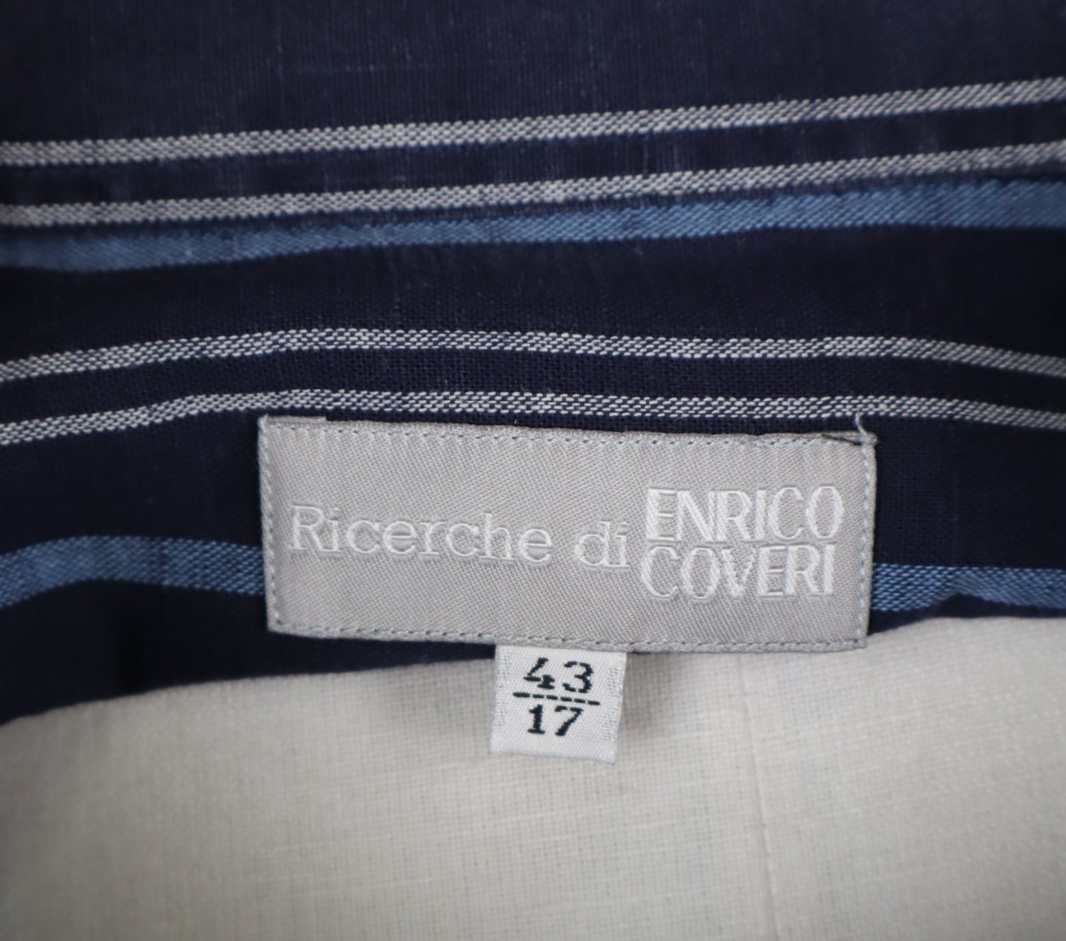 COVERI CAMICIA UOMO COTONE TG. 43  MAN CASUAL VINTAGE SHIRT COTONE