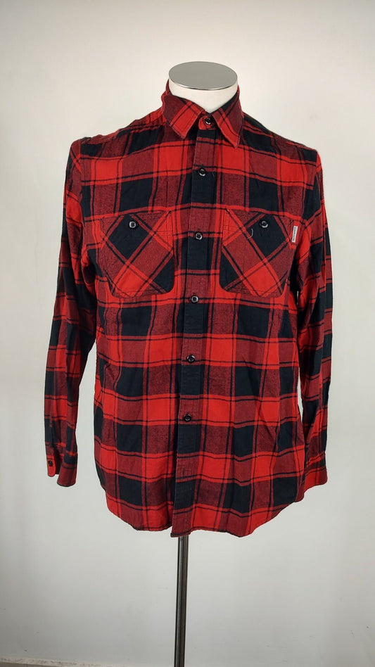 CARHARTT CAMICIA UOMO TG S MAN CASUAL VINTAGE SHIRT COTONE COTTON FLANELLA