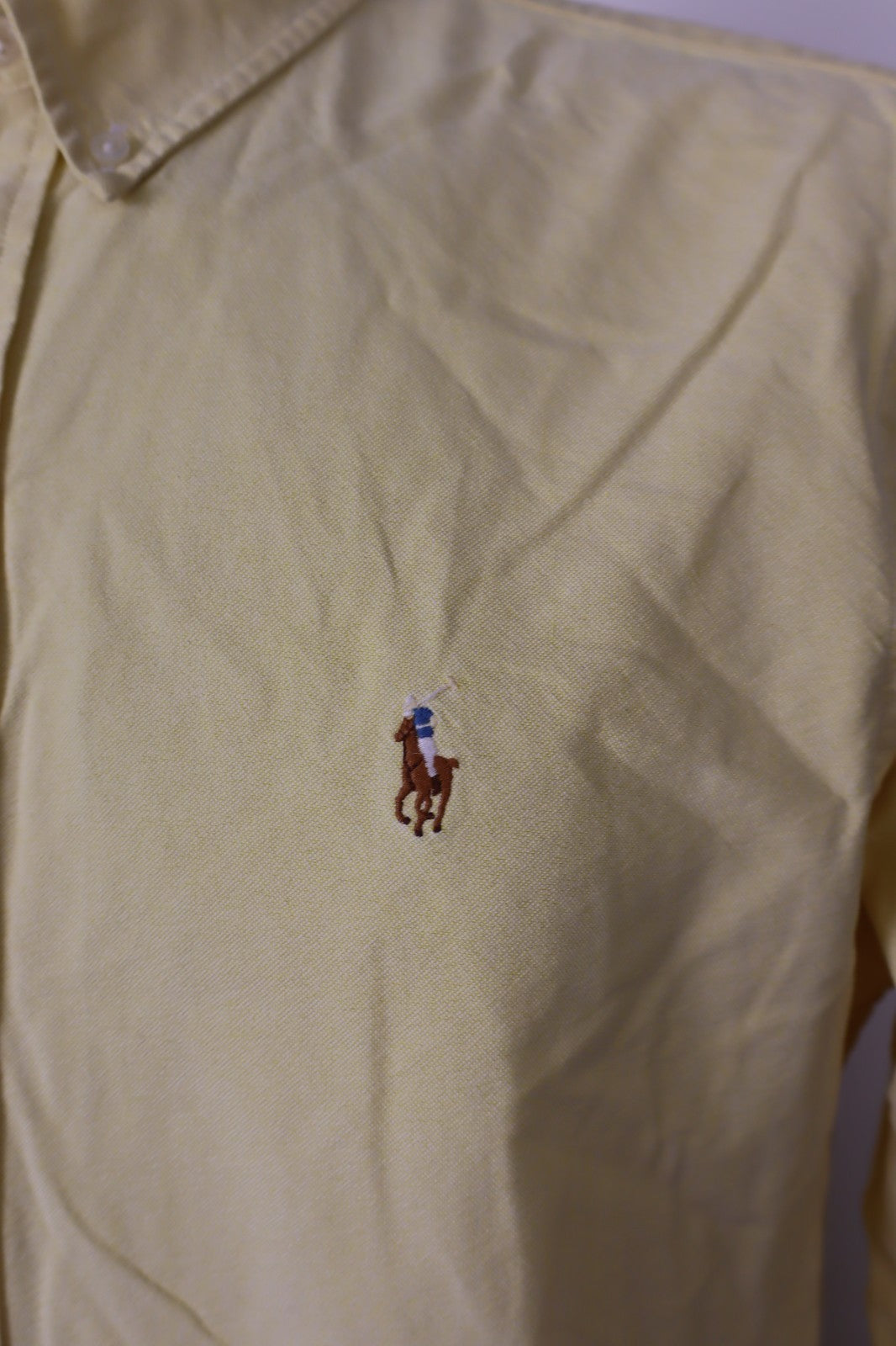 RALPH LAUREN CAMICIA UOMO TG. L MAN CASUAL VINTAGE SHIRT COTONE COTTON LOGO