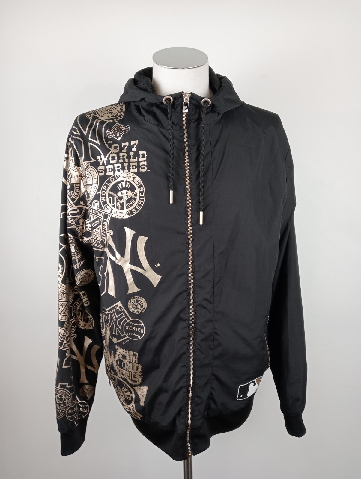 MAJESTIC NY YANKEES  BASEBALL GIUBBINO GIACCA SPORT UOMO Tg L MAN VINTAGE JACKET