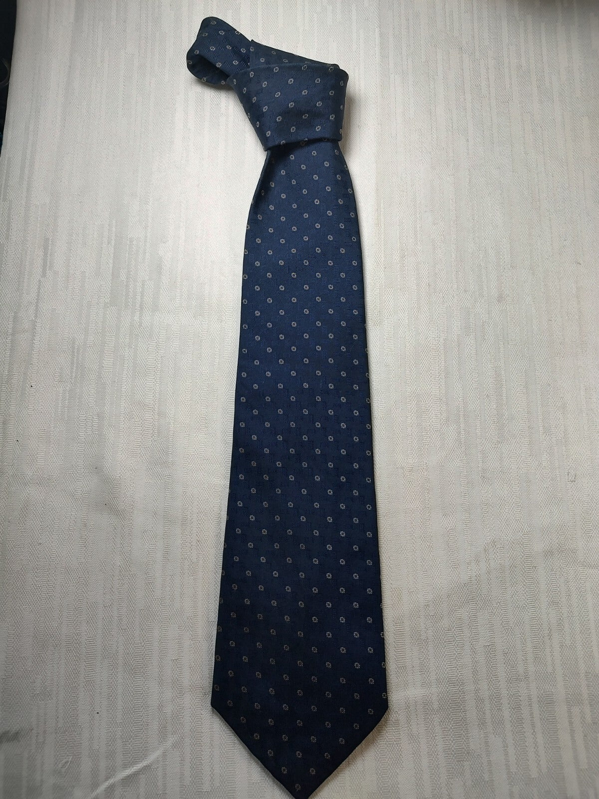 ROCCOBAROCCO 100% SILK TIE SETA CRAVATTA NECKTIE  ITALIA CLASSIC SELF TIPPED