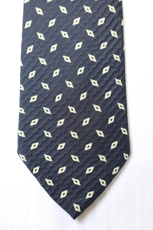 CERRUTI 100%  SILK TIE SETA CRAVATTA UOMO NECKTIE MADE IN FRANCE VINTAGE