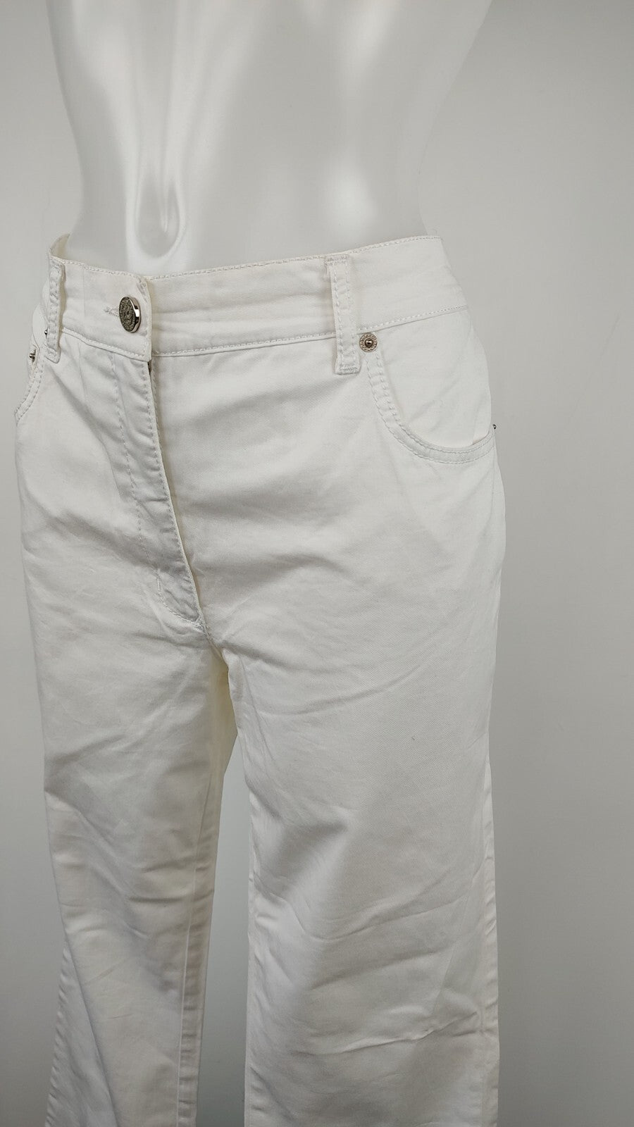ROCCOBAROCCO PANTALONE CASUAL DONNA TG. 48 WOMAN VINTAGE PANTS COTONE