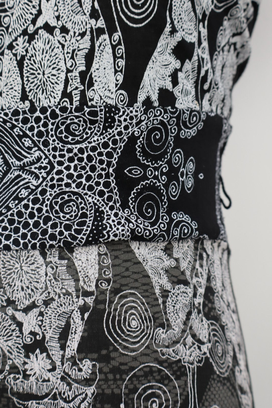 DESIGUAL VESTITO ABITO DONNA TG. S WOMAN CASUAL VINTAGE DRESS