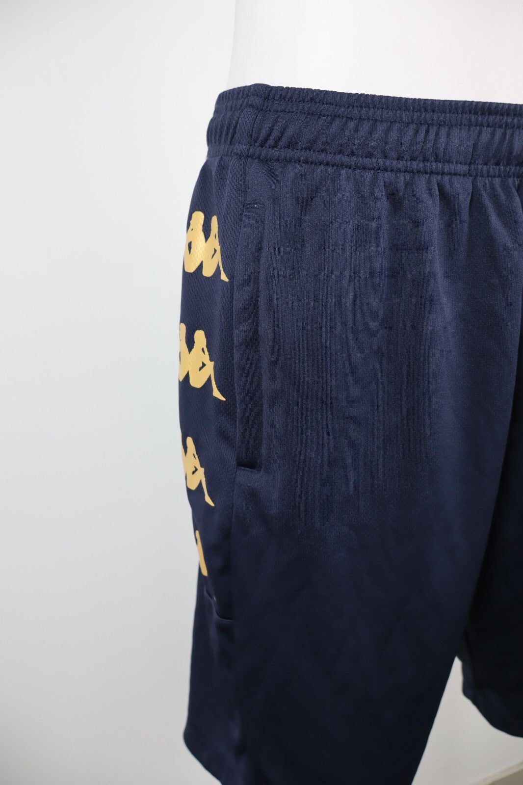 KAPPA INTER PANTALONCINI CALCIO SPORT UOMO TG L VINTAGE MEN SOCCER SHORTS