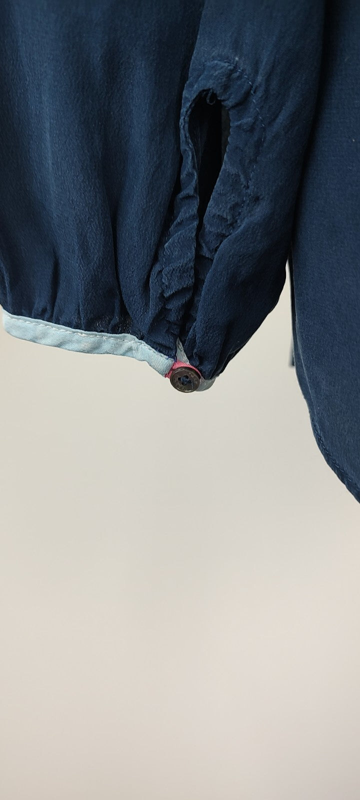 TOMMY HILFIGER CAMICIA DONNA SETA TG. M WOMAN SILK SHIRT CASUAL VINTAGE