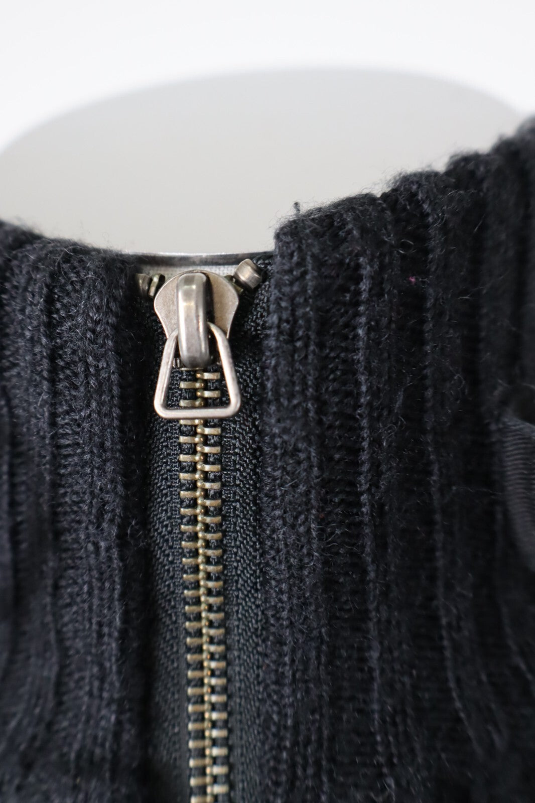 CALVIN KLEIN CK MAGLIONE CON ZIP VINTAGE UOMO Tg. L MAN SWEATER CASUAL LANA