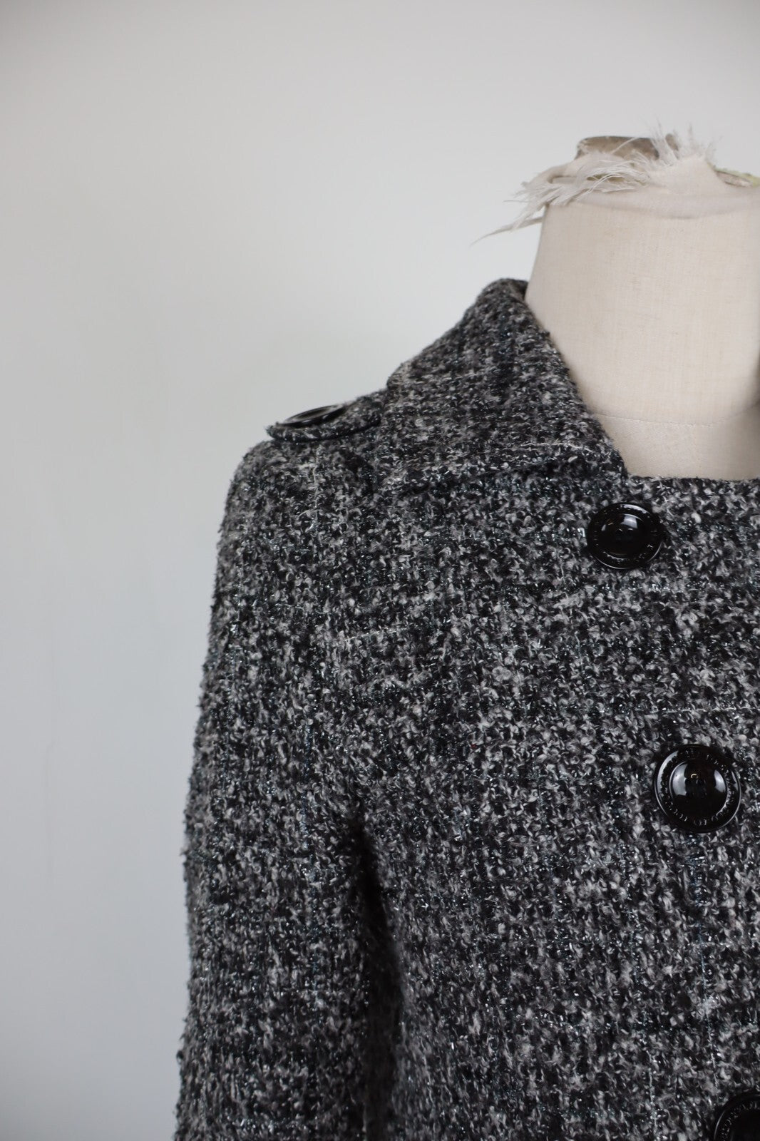 ROCCOBAROCCO CAPPOTTO GIACCA DONNA TG 44 WOMAN COAT VINTAGE CASUAL COTONE POLY