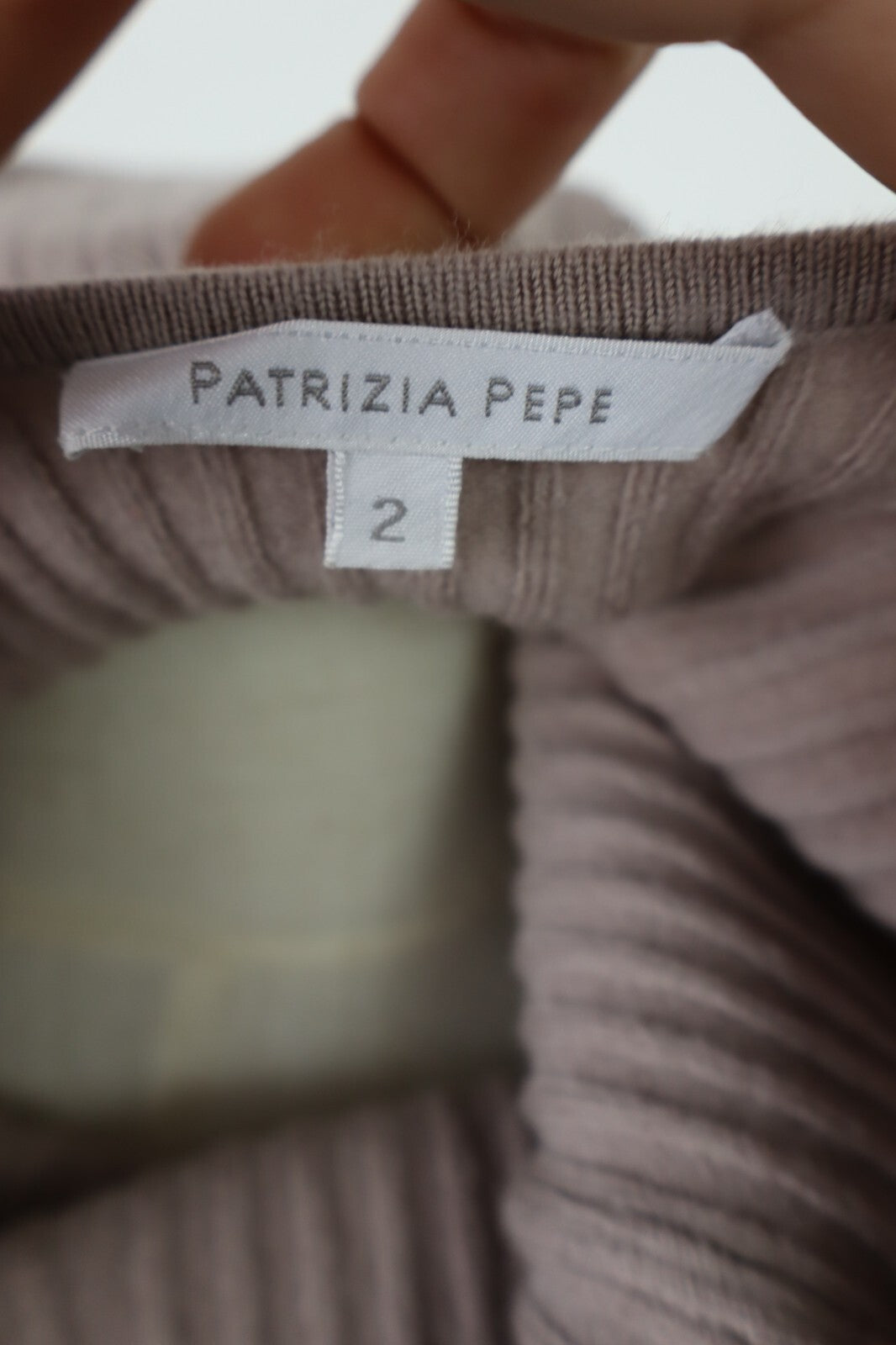 PATRIZIA PEPE VESTITO DONNA TG. 2 WOMAN CASUAL VINTAGE DRESS ABITO LANA