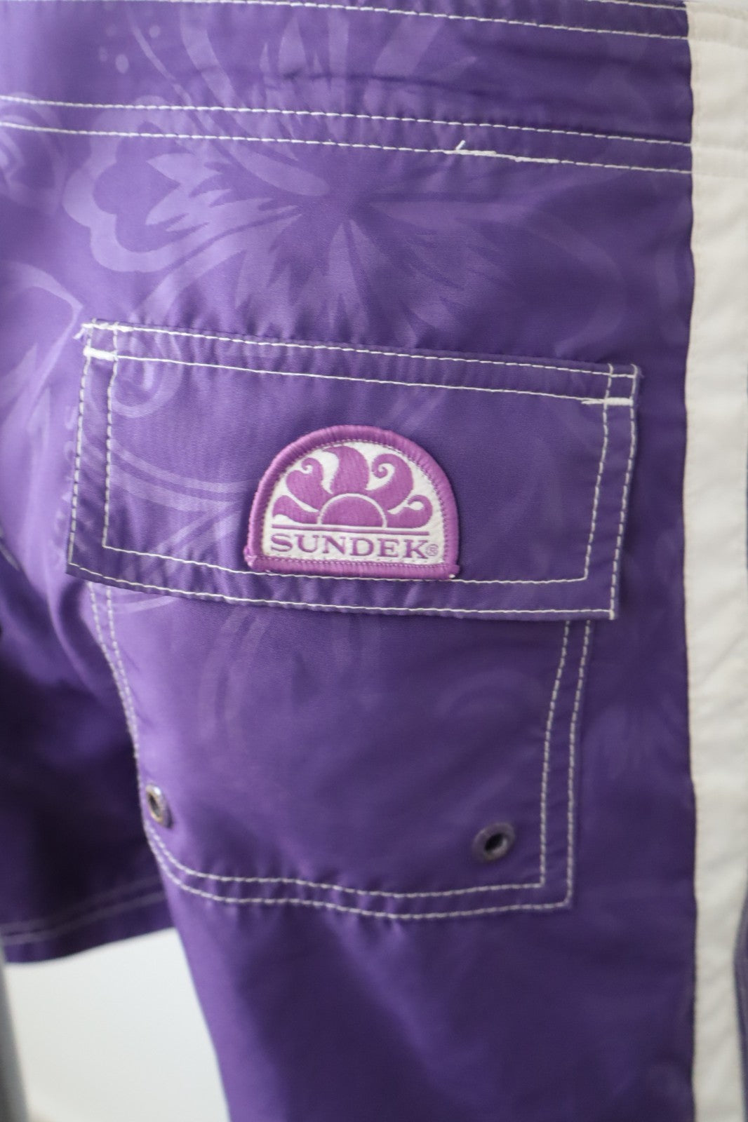 SUNDEK COSTUME PANTALONCINO MARE UOMO TG 29 MAN SWIMSUIT VINTAGE CASUAL SURF