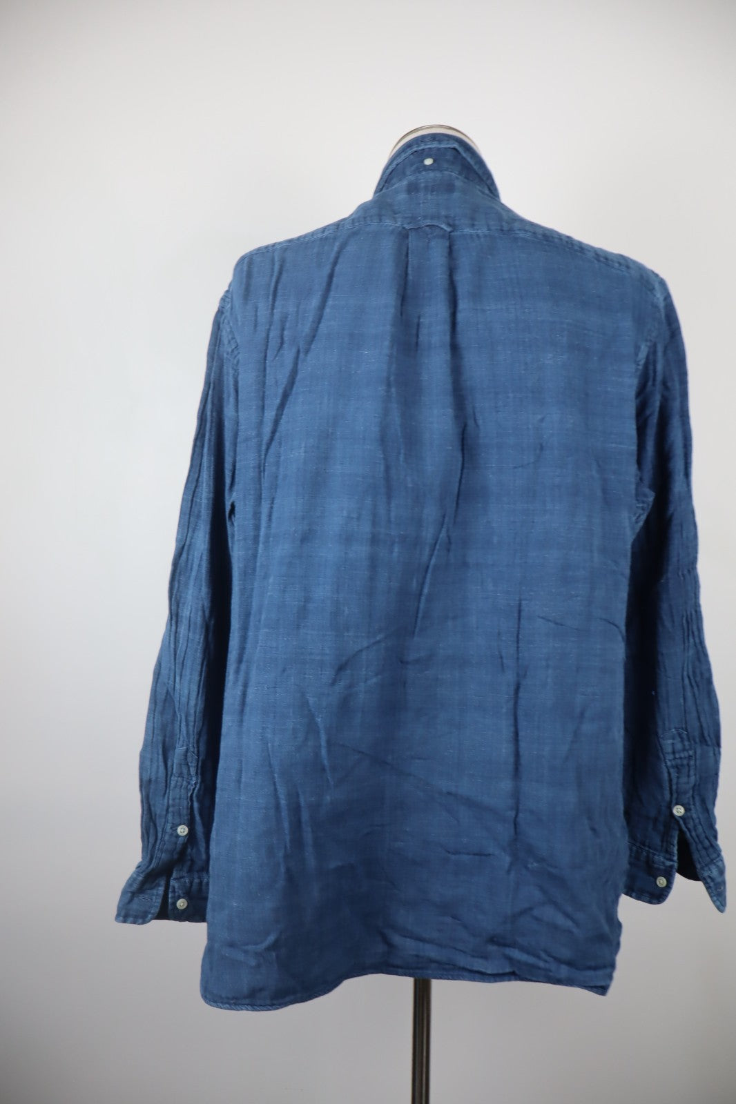 POLO RALPH LAUREN CAMICIA UOMO COTONE TG 2XL MAN CASUAL VINTAGE COTTON SHIRT