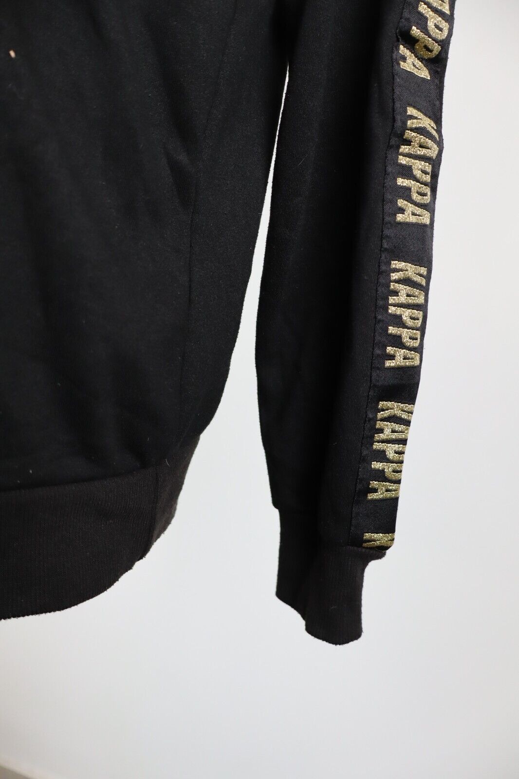 KAPPA FELPA ZIP MAGLIA UOMO Tg M MAN SWEATSHIRT CASUAL VINTAGE COTONE