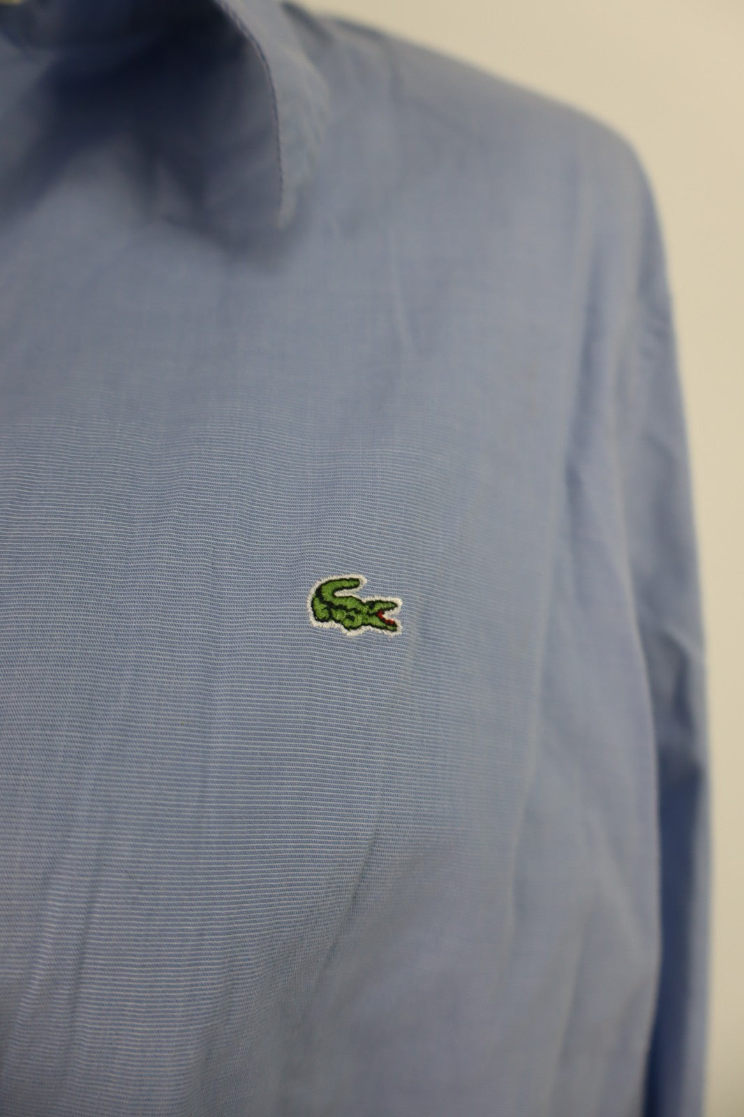 LACOSTE CAMICIA DONNA COTONE TG. 46 WOMAN COTTON SHIRT CASUAL VINTAGE BOTTONI