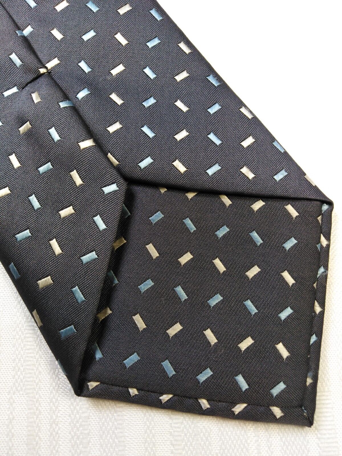 ANTONIO BASILE  SILK TIE SETA CRAVATTA NECKTIE ITALY SELF TIPPED