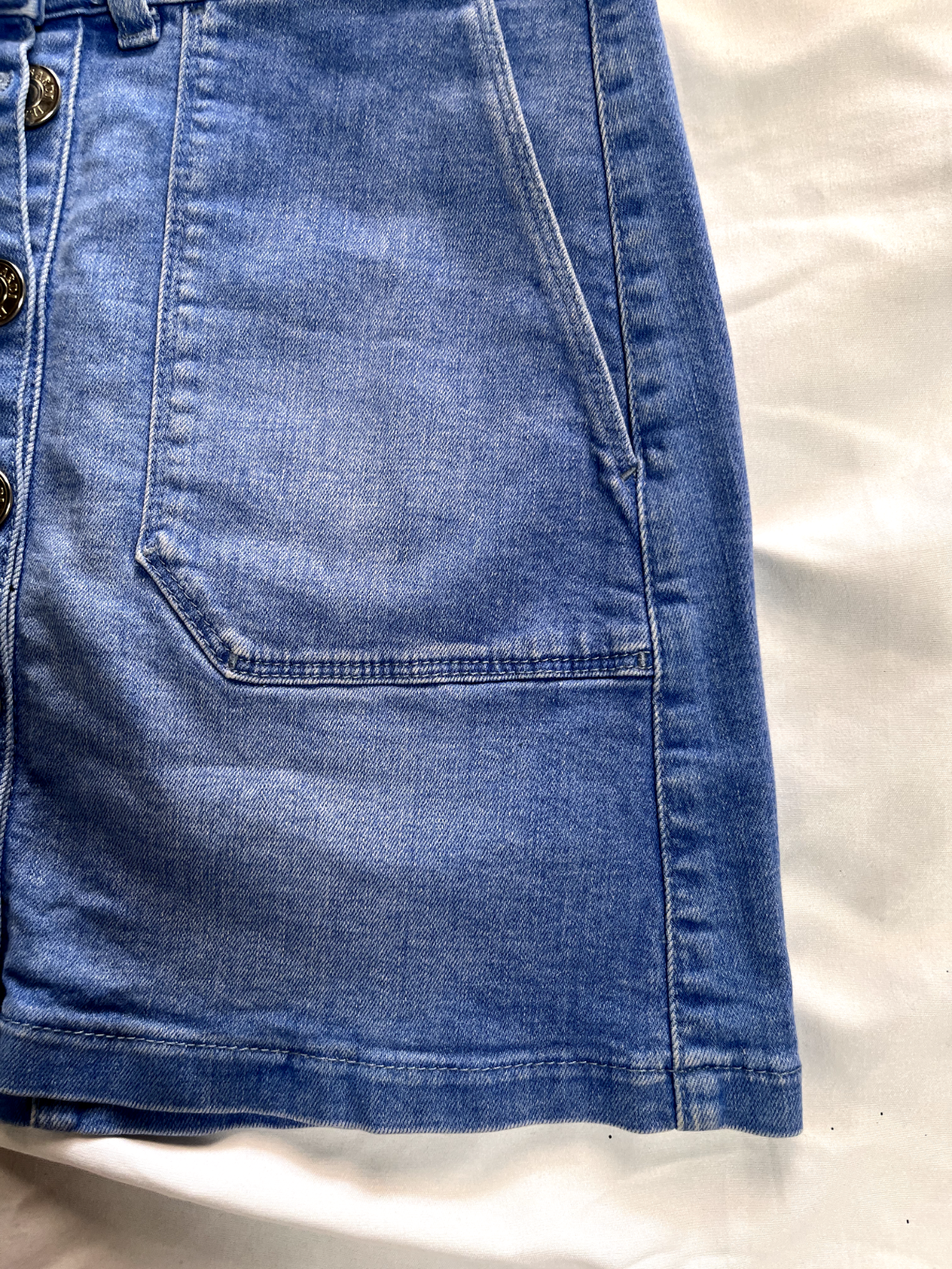 TRUSSARDI JEANS GONNA DONNA WOMAN SKIRT Tg. 38 CASUAL VINTAGE COTONE