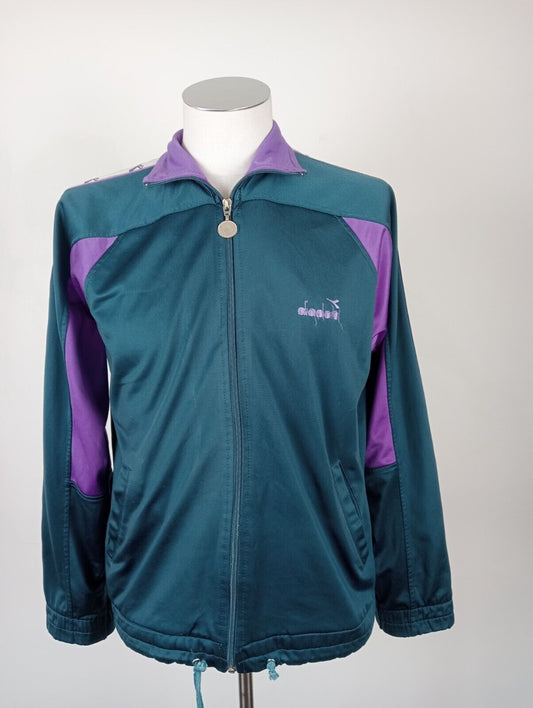 DIADORA GIACCA SPORTIVA UOMO Tg M MAN VINTAGE CASUAL SPORT JACKET CON ZIP