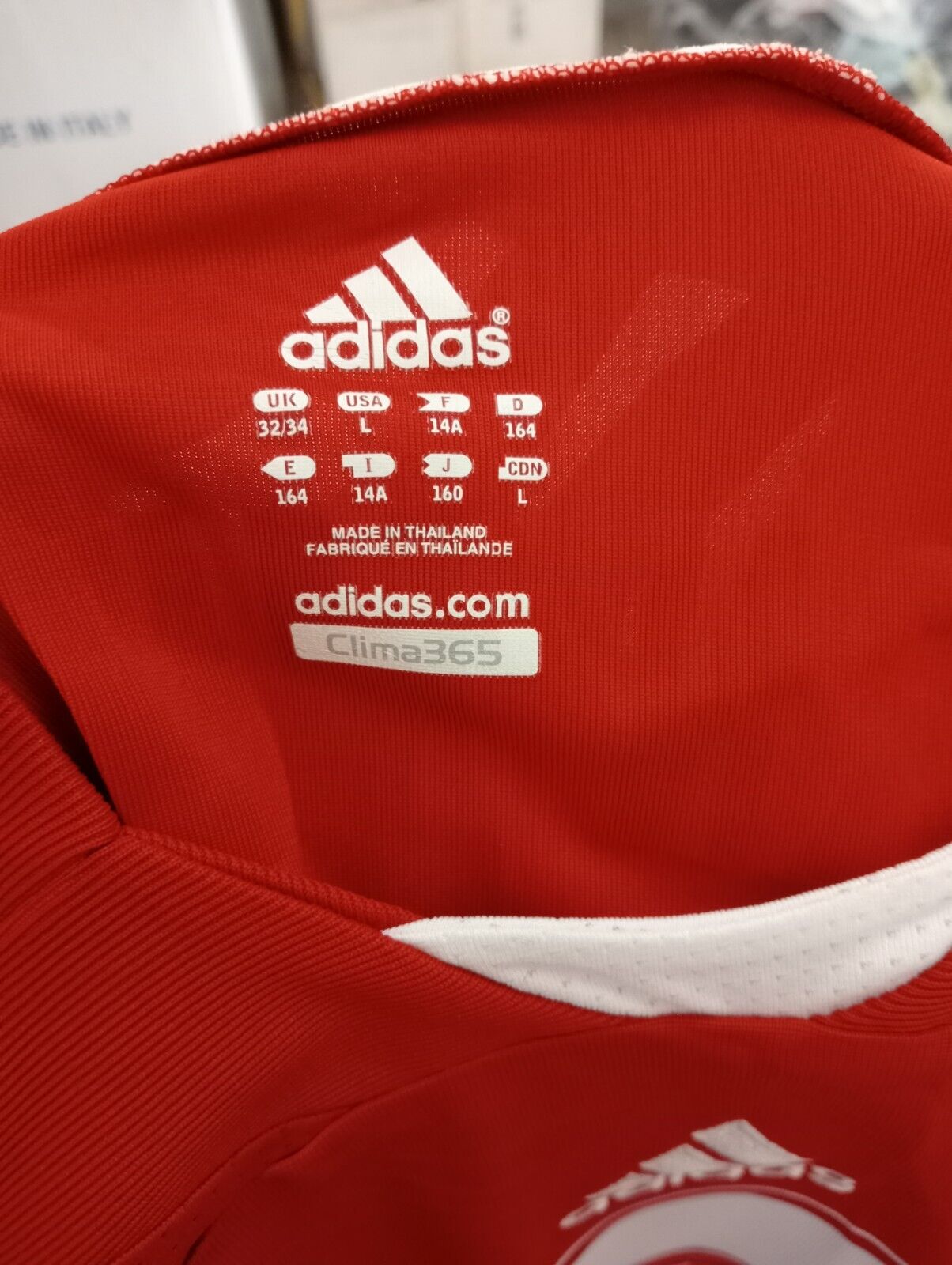 ADIDAS FC BAYERN N 9 MAGLIA CALCIO RAGAZZO 14 ANNI SOCCER TRIKOT JERSEY VINTAGE