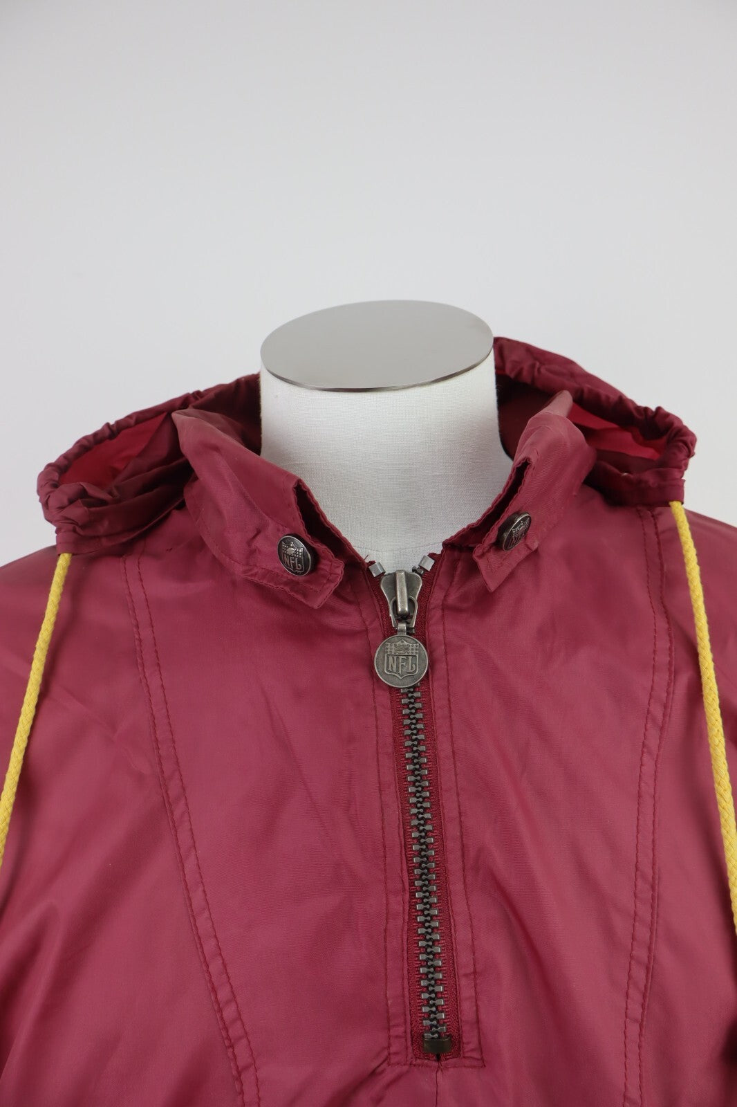 TEAM NFL RED SKINS GIUBBINO IMPERMEABILE SPORTIVO UOMO MAN TG XL VINTAGE JACKET