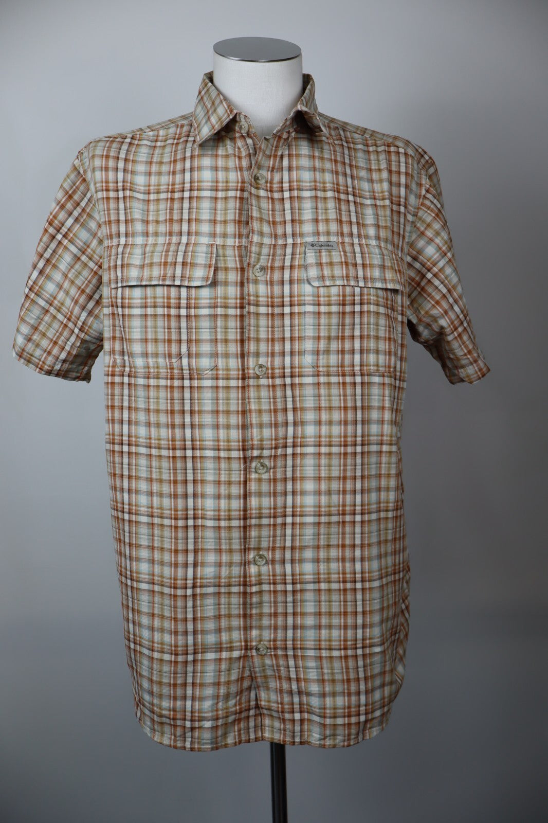 COLUMBIA TITANIUM CAMICIA UOMO TG. XL MAN CASUAL SPORTSWEAR VINTAGE SHIRT