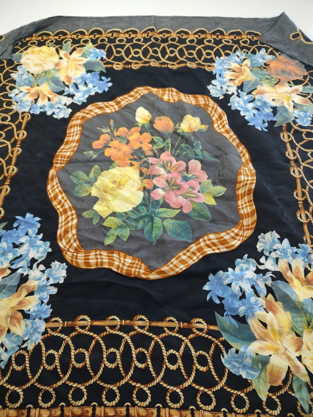 FOULARD 100% SILK SETA SCARVES SCARF SQUARE MADE ITALY UNISEX DONNA