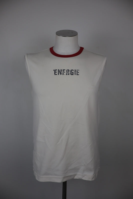 ENERGIE JEANS X-PERIENCE MAGLIA SMANICATA UOMO M MAN T-SHIRT CASUAL VINTAGE LOGO