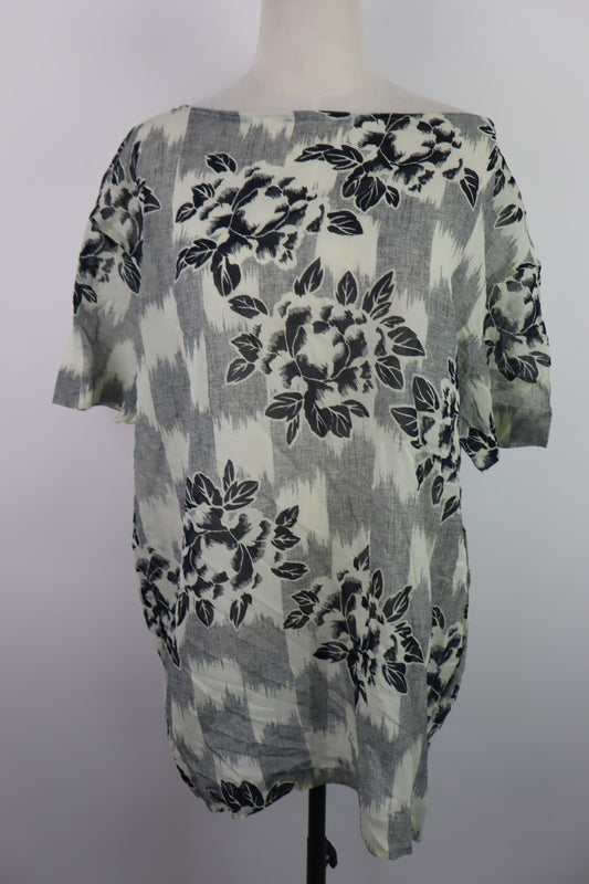BYBLOS MAGLIA DONNA TG. 42 WOMAN CASUAL VINTAGE T-SHIRT TOP COTONE