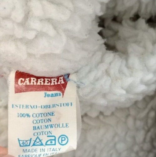 CARRERA GIUBBINO JEANS DENIM GIACCA UOMO S MAN CASUAL JACKET VINTAGE