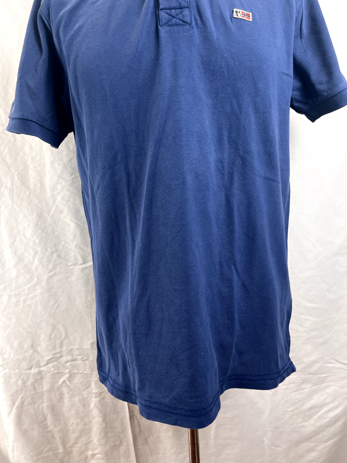 NAPAPIJRI MAGLIA POLO UOMO TG. L MAN SHIRT CASUAL VINTAGE COTONE COTTON