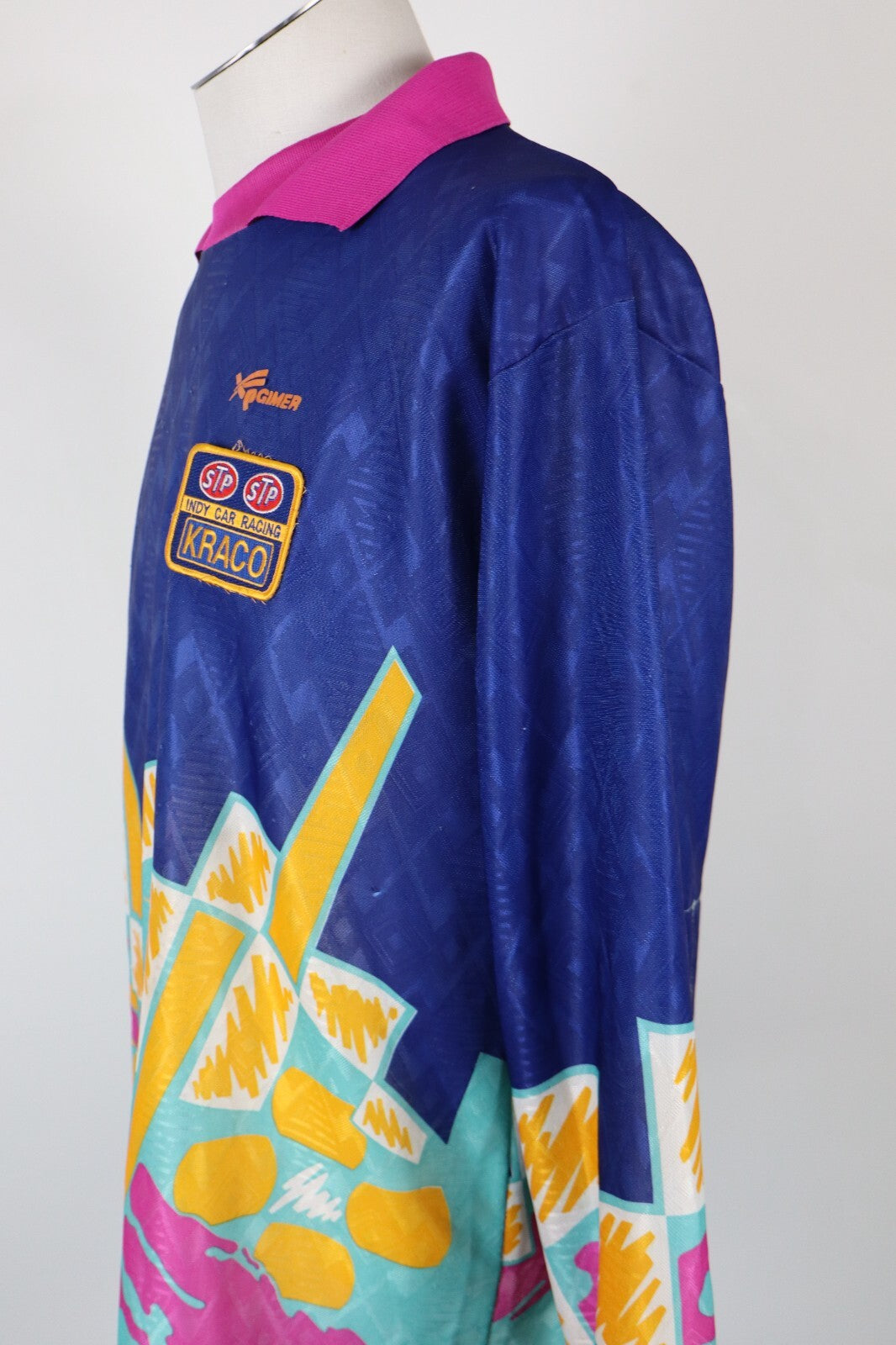 GIMER MAGLIA CALCIO PORTIERE UOMO Tg XL SOCCER VINTAGE MAN JERSEY