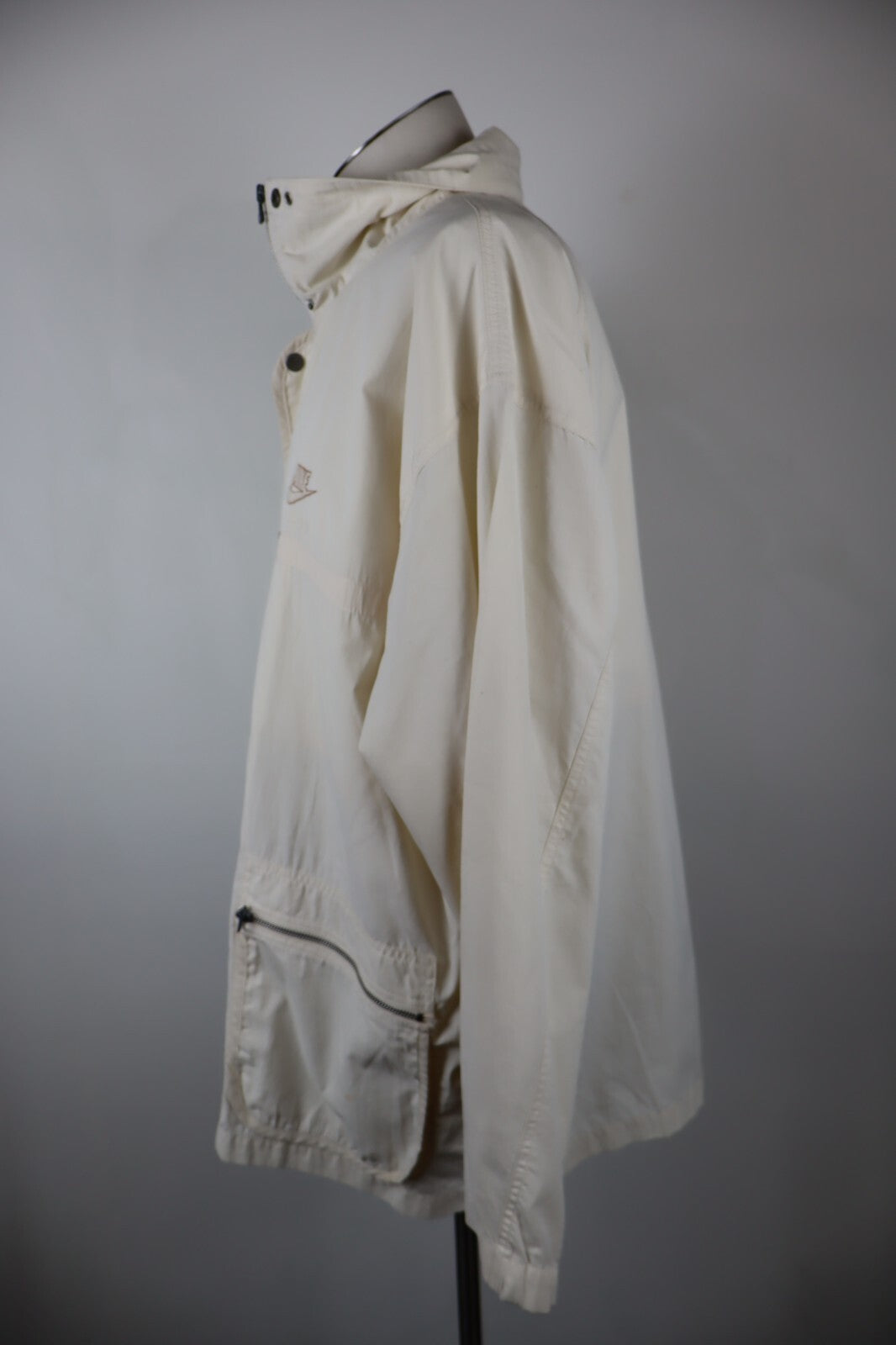 NIKE AIR GIUBBINO LEGGERO GIACCA UOMO Tg L MAN CASUAL VINTAGE JACKET COTONE