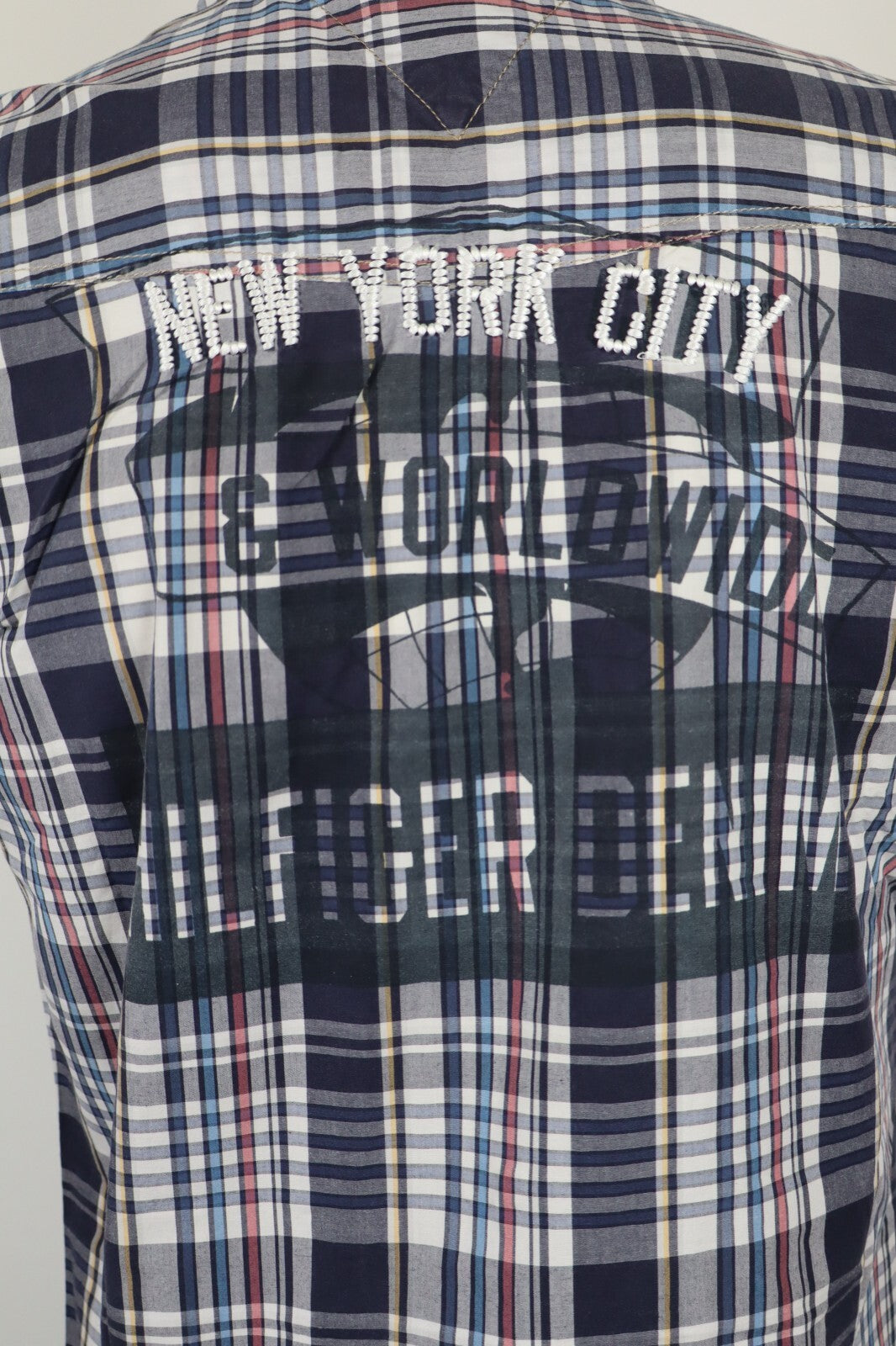 TOMMY HILFIGER CAMICIA UOMO TG S MAN CASUAL VINTAGE SHIRT COTONE SLIM FIT