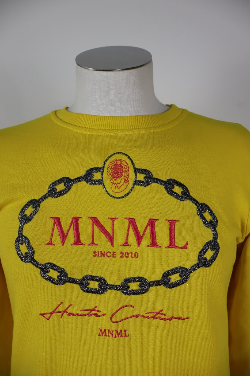 MINIMAL MNML COUTURE FELPA MAGLIA UOMO  S MAN SWEATSHIRT CASUAL VINTAGE COTONE